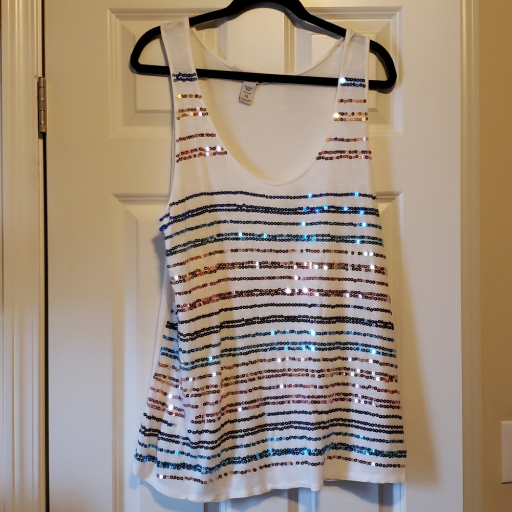 American Rag sequin top tank